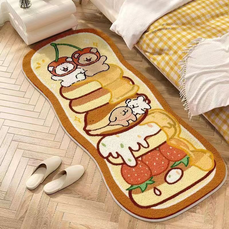 Cartoon Dog-Shaped Decorative Area Rug for Home