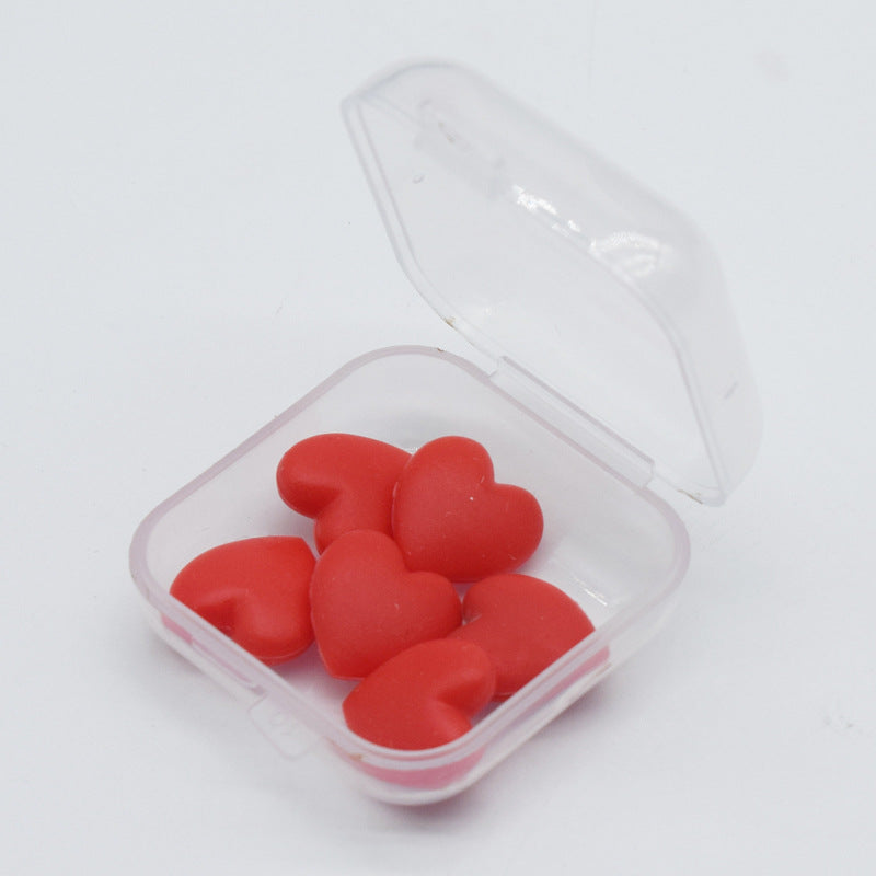 Heart-Shaped Silicone Keychain Holders Kalsten