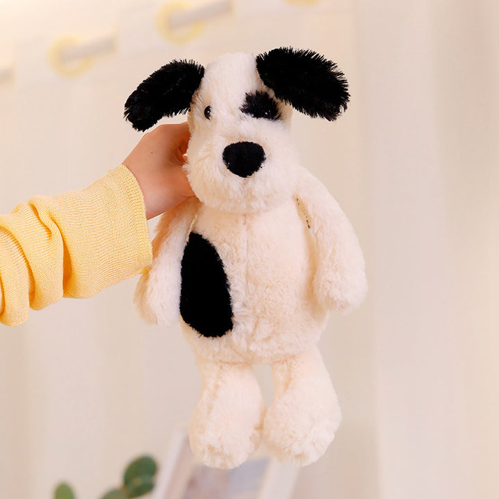 Plush Spot-Pattern Hanging Dog Comforter Toy with Soft Huggable Body Kalsten