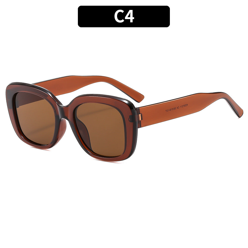 Oversized Square Sunglasses Elegant Look