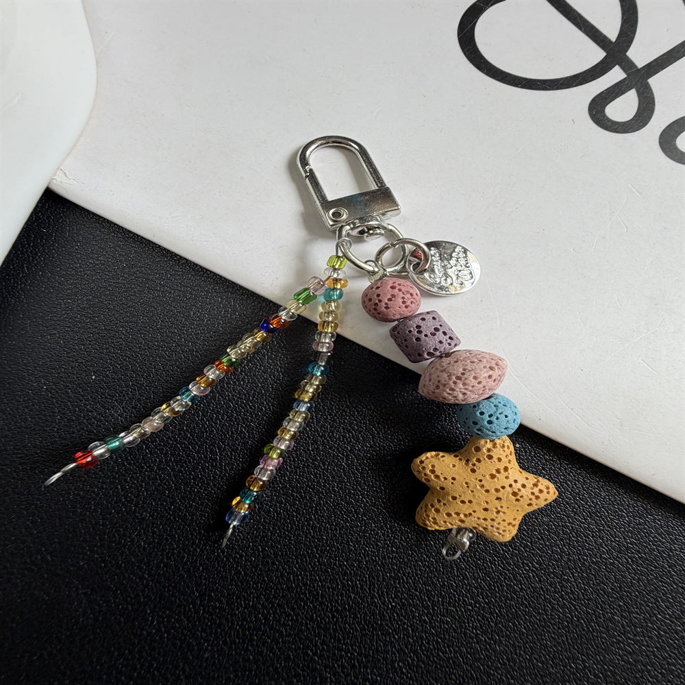 Decorative Beaded Charm Keychain Kalsten 1790135647