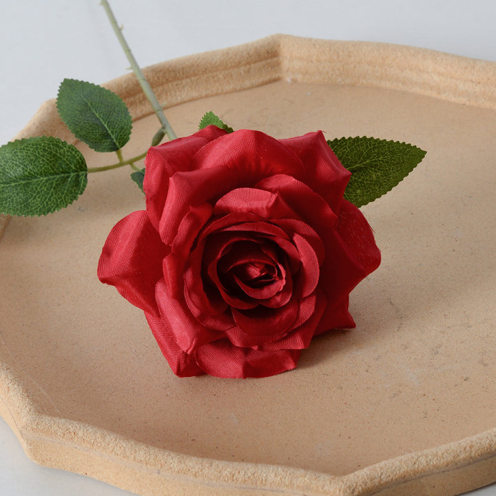 Elegant Silk Rose Hair Accessory