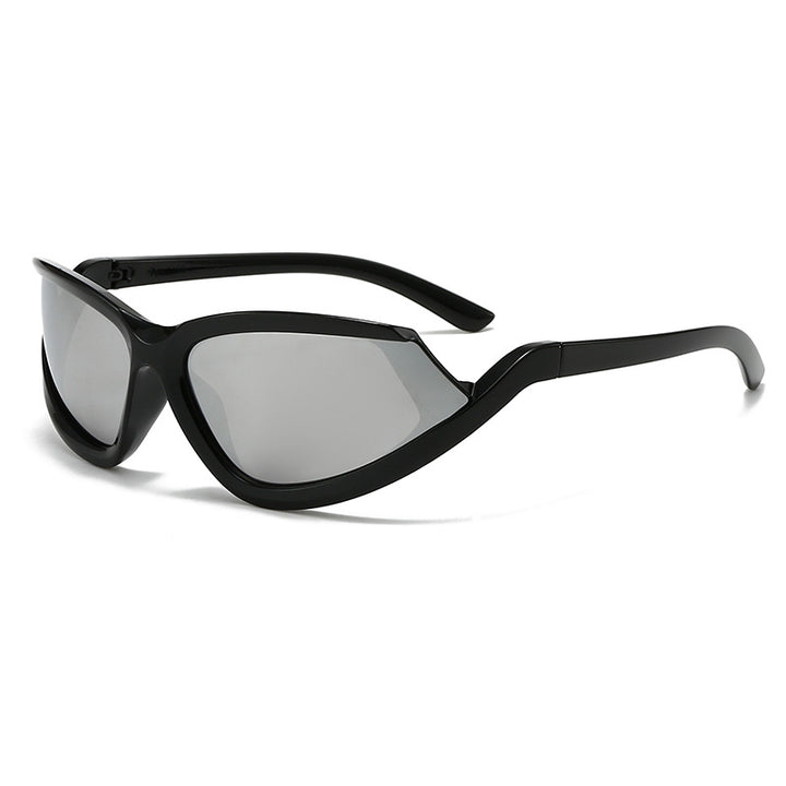 Women futuristic sunglasses with aerodynamic design Kalsten