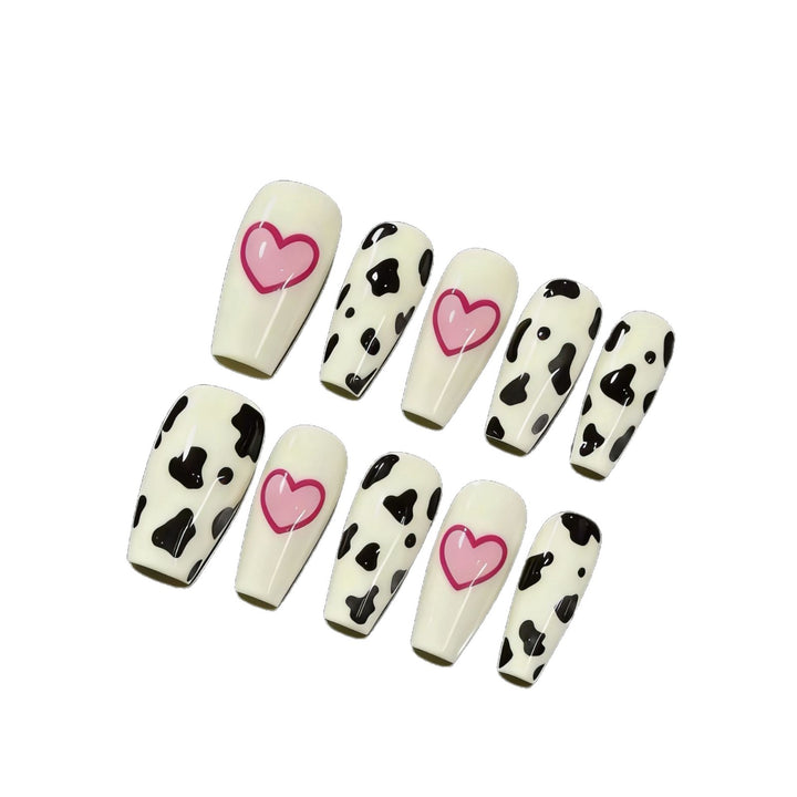 Whimsical Bear-Themed Press-On Nail Art Kit Kalsten