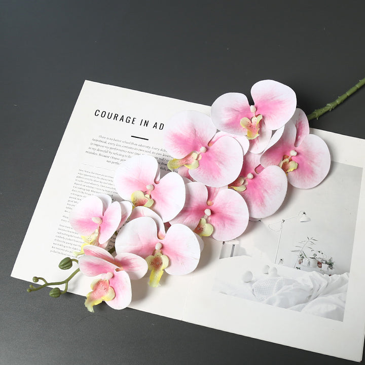 Decorative Faux Orchid Arrangement