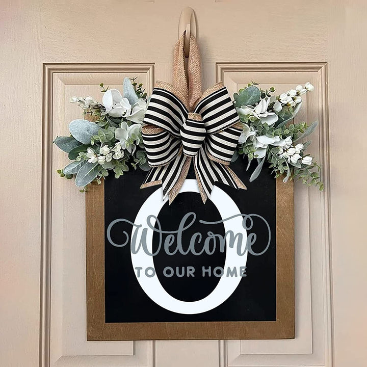 Customizable Welcome Door Sign