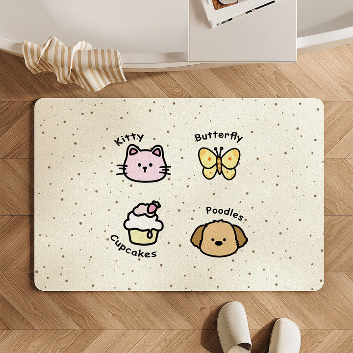 Playful Animal-Themed Area Mat