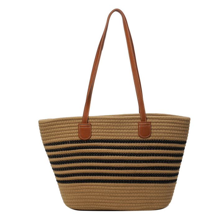 Stylish Striped Beach Tote Kalsten