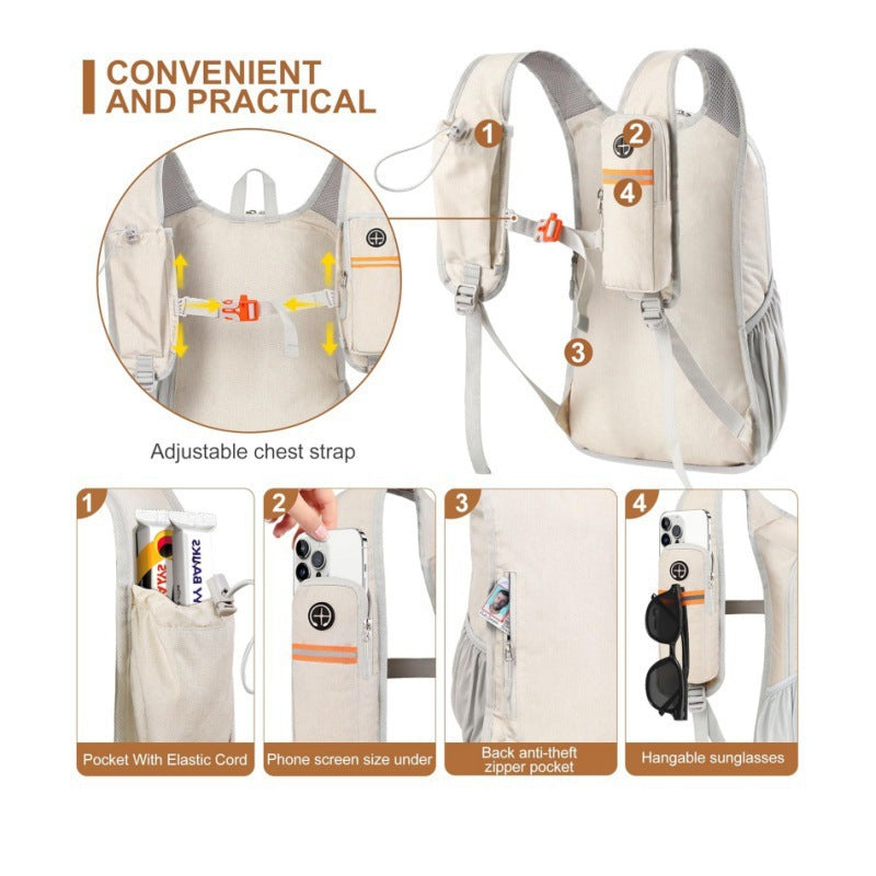 Multifunctional Outdoor Backpack with Integrated Phone Pocket Kalsten