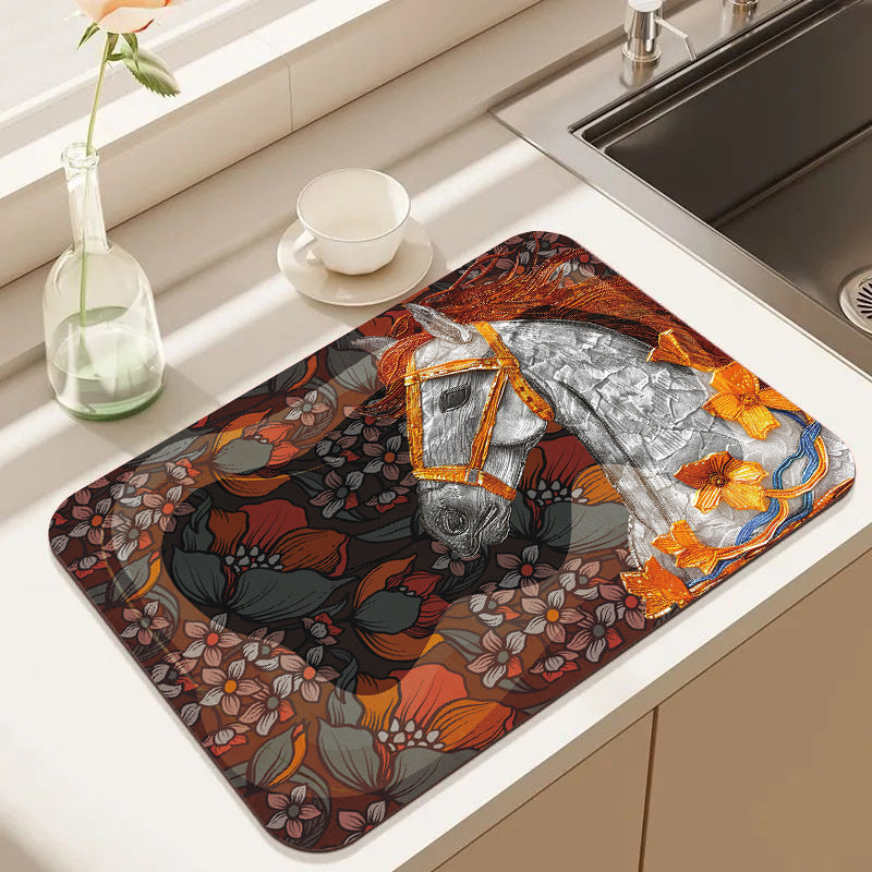 Decorative Kitchen Mat Kalsten