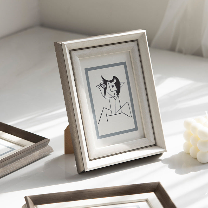 Artistic Framed Line Drawing Picture Frame