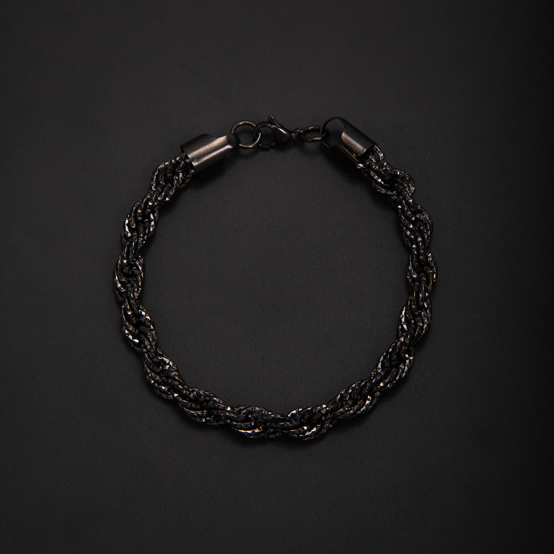 Braided Gold Statement Bracelet Kalsten