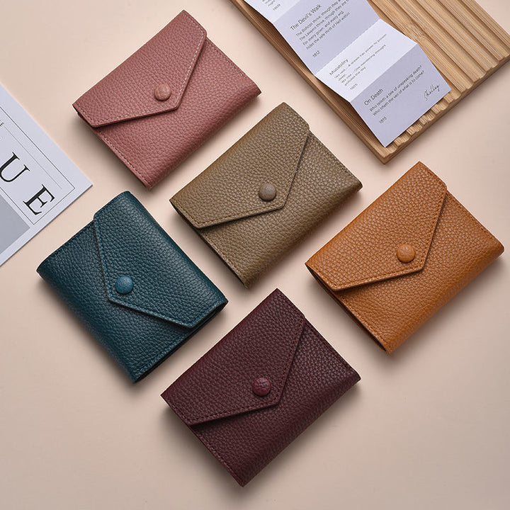Textured Leather Coin Wallet Kalsten
