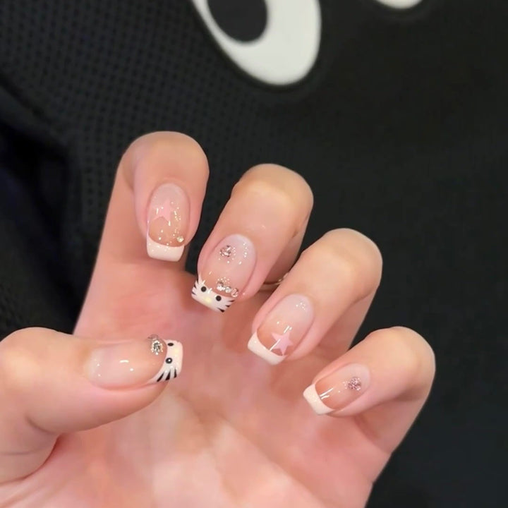 Artificial nails with Creative Animal Designs Kalsten