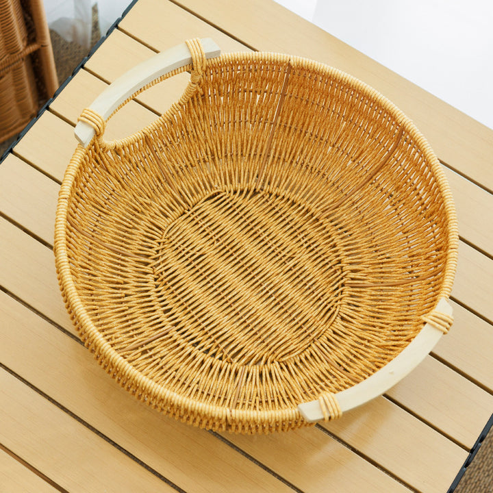 Decorative Woven Living Room Basket Kalsten