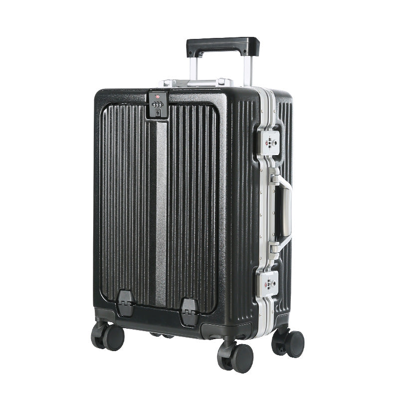 Sleek Hard-Shell Rolling Suitcase