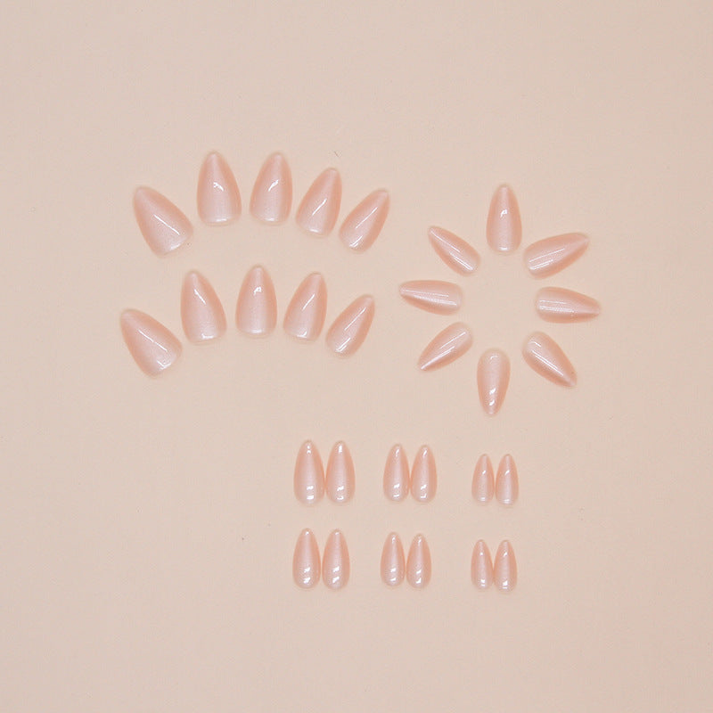 Natural Glossy Press-On Nail Tips Kalsten