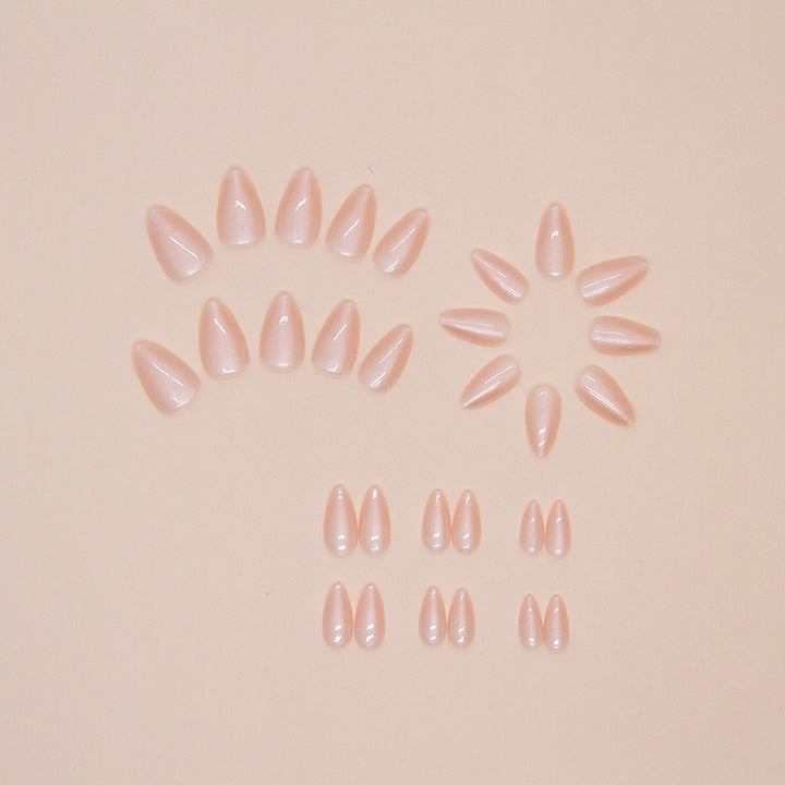 Natural Glossy Press-On Nail Tips Kalsten
