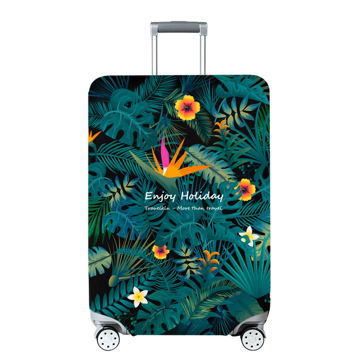 Unisex Hard Shell Travel Suitcase with Creative Travel Motif Kalsten