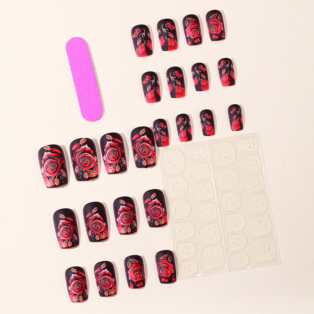 Floral Themed Nail Art Decoration Kit Kalsten
