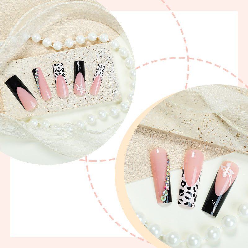 Artistic Press-On Nail Set with Creative Patterns kalsten