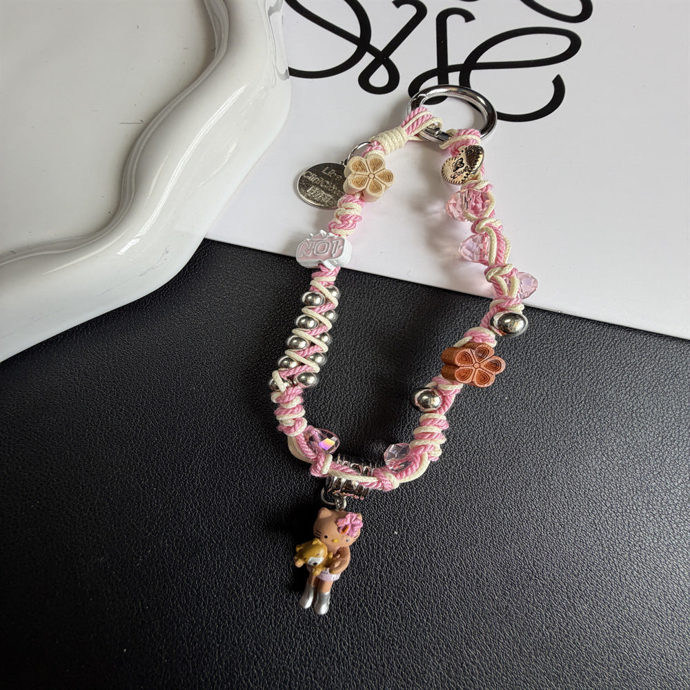 Decorative Beaded Charm Keychain Kalsten 1790135678