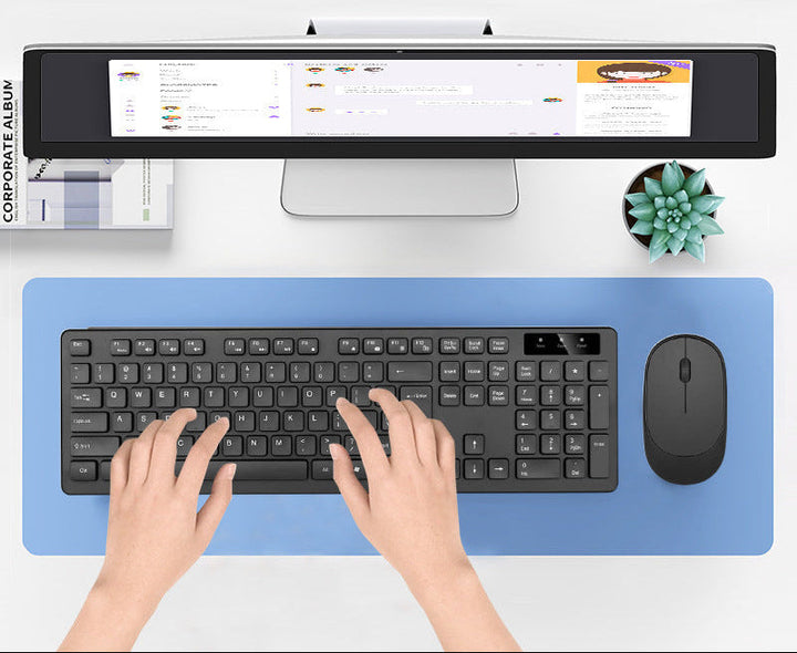 Wireless Slim-Profile Keyboard and Mouse Set Kalsten