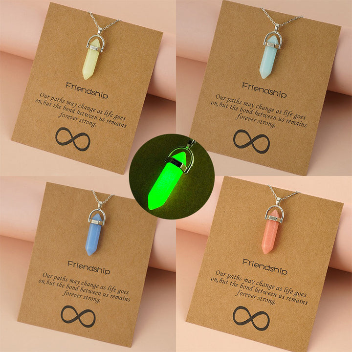 Pendant Necklace with Inspirational Message Kalsten