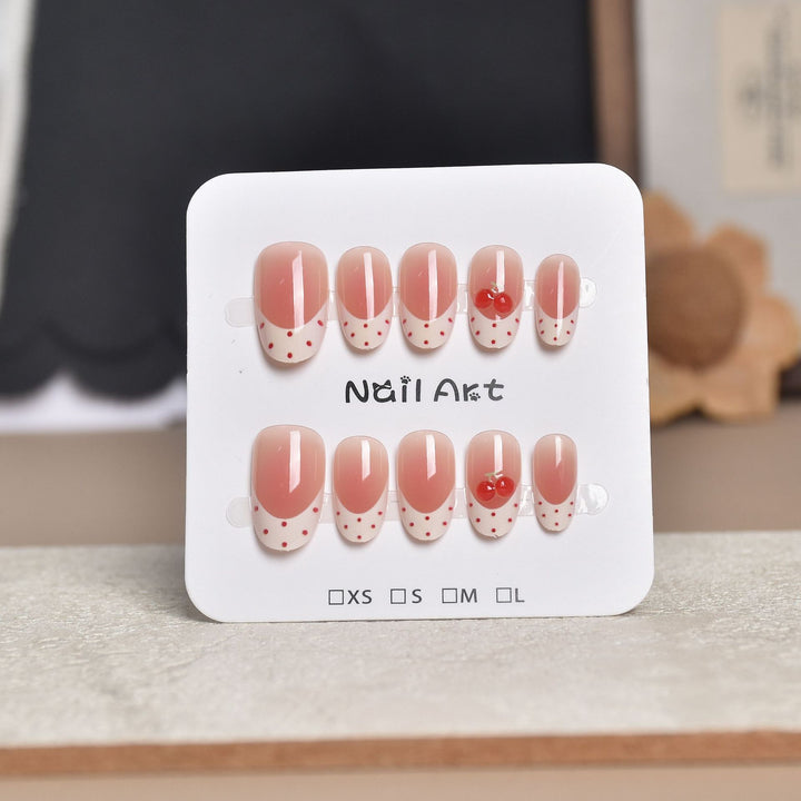 Artistic Star-Embellished Press-On Nail Set Kalsten