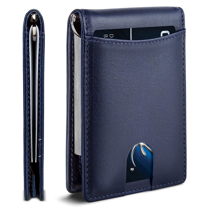Ultra-Slim RFID-Blocking Leather Cardholder Kalsten