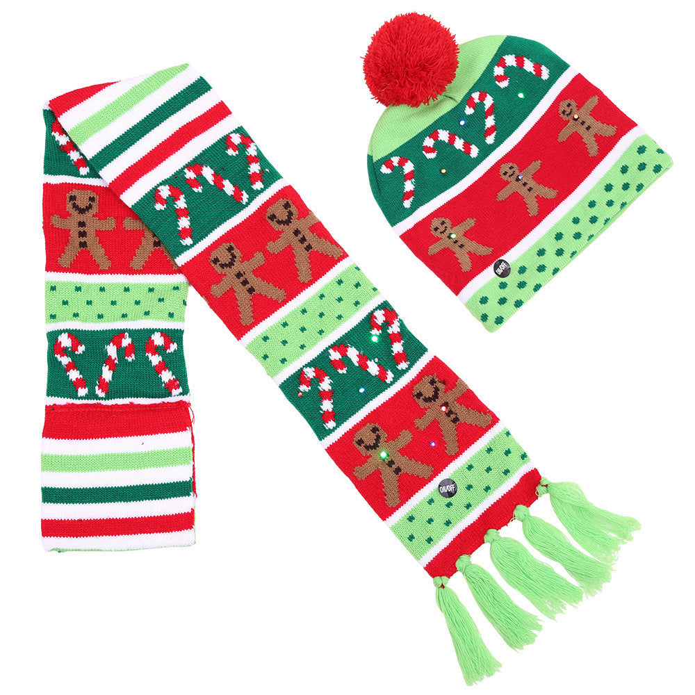 Winter hat and scarf set