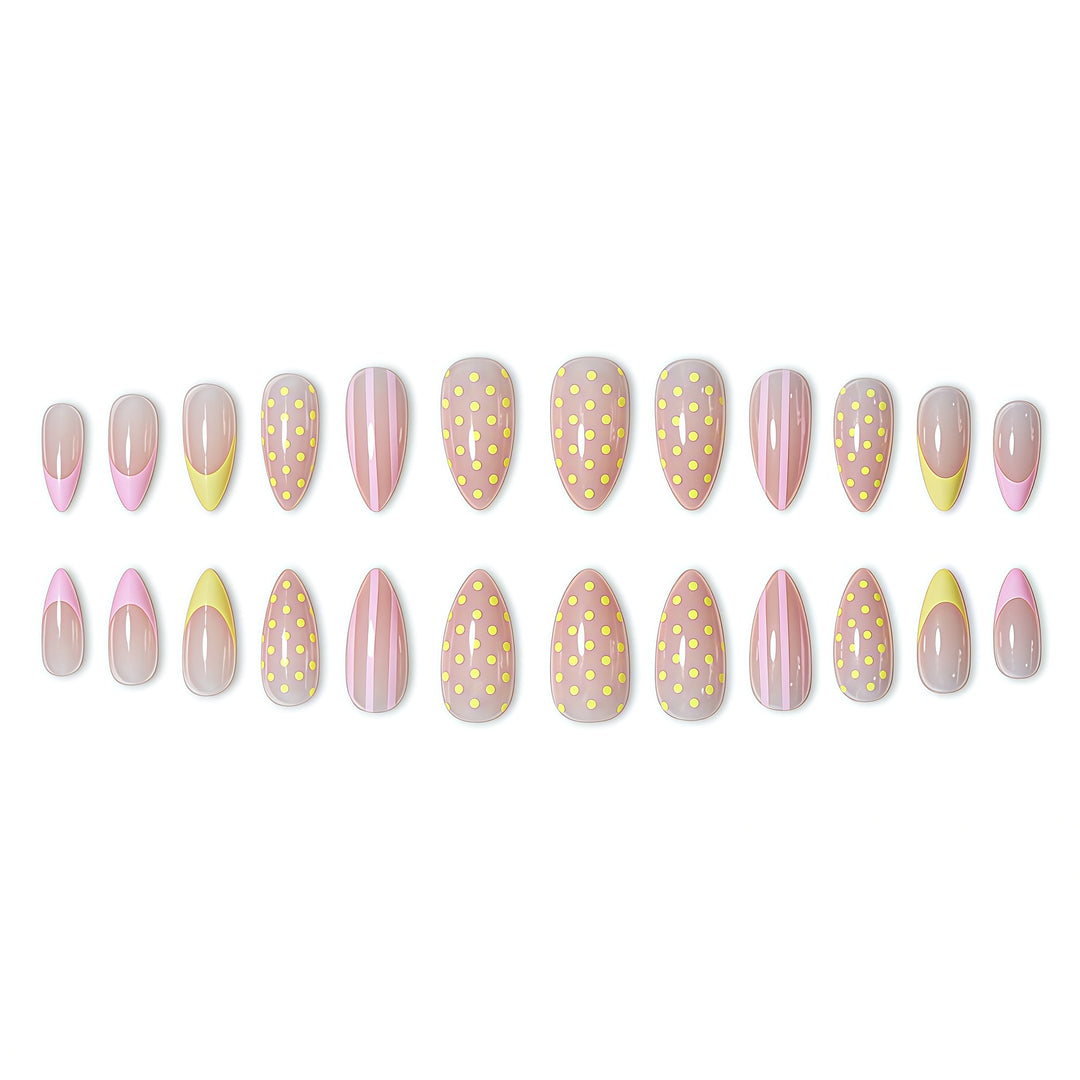Glossy Press-On Nail Set Kalsten