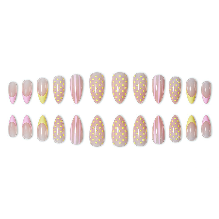 Glossy Press-On Nail Set Kalsten
