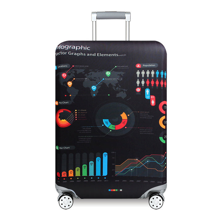 Women's Travel Suitcase with Colorful Floral Design Kalsten