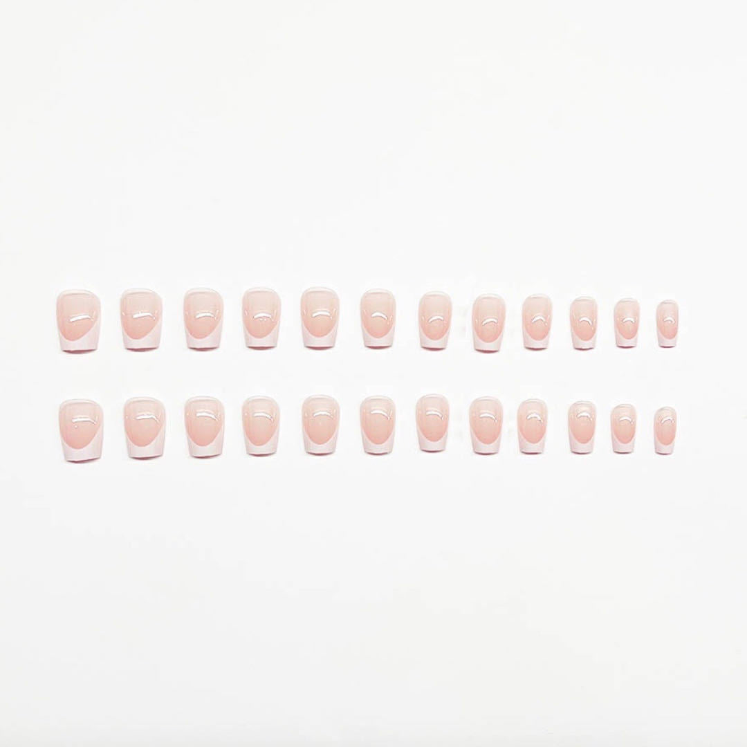 French Tip Acrylic Nail Enhancements Kalsten