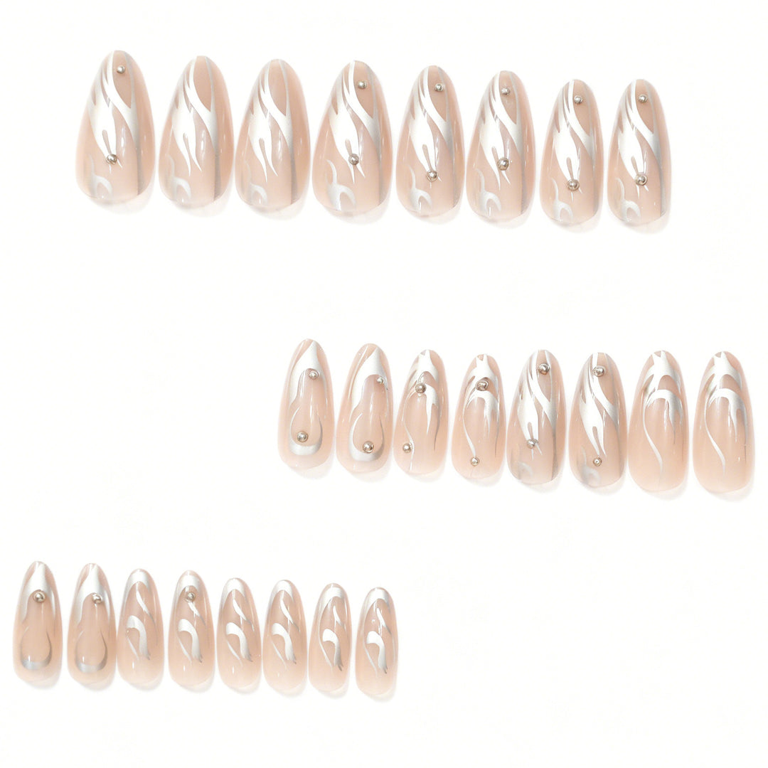 Artistic Abstract Acrylic Nail Enhancements Kalsten