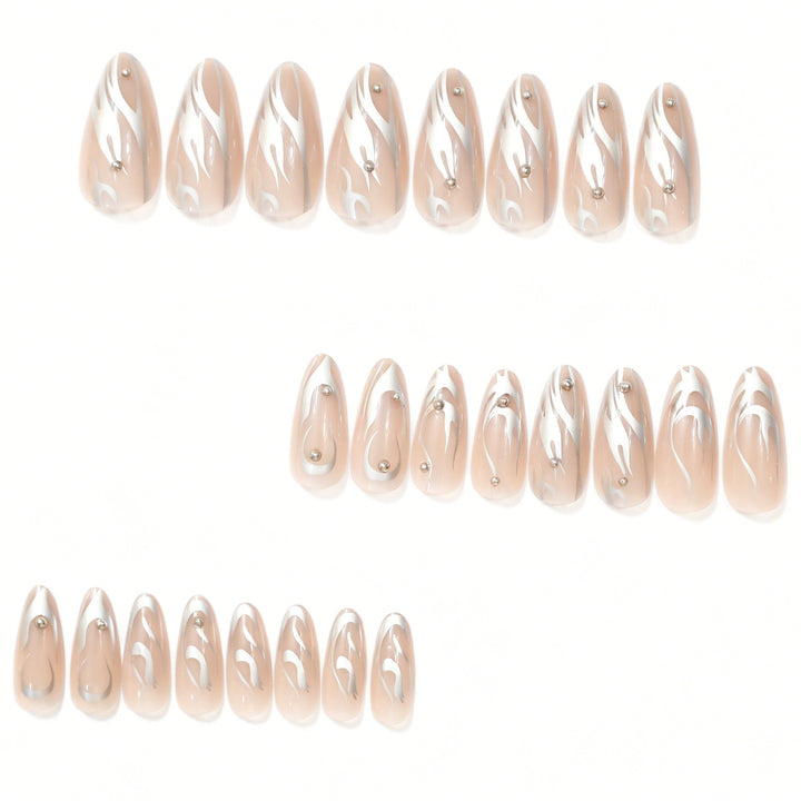 Artistic Abstract Acrylic Nail Enhancements Kalsten