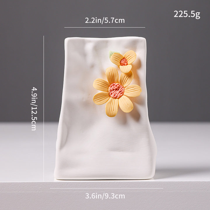 Decorative Floral Pitcher Ornament