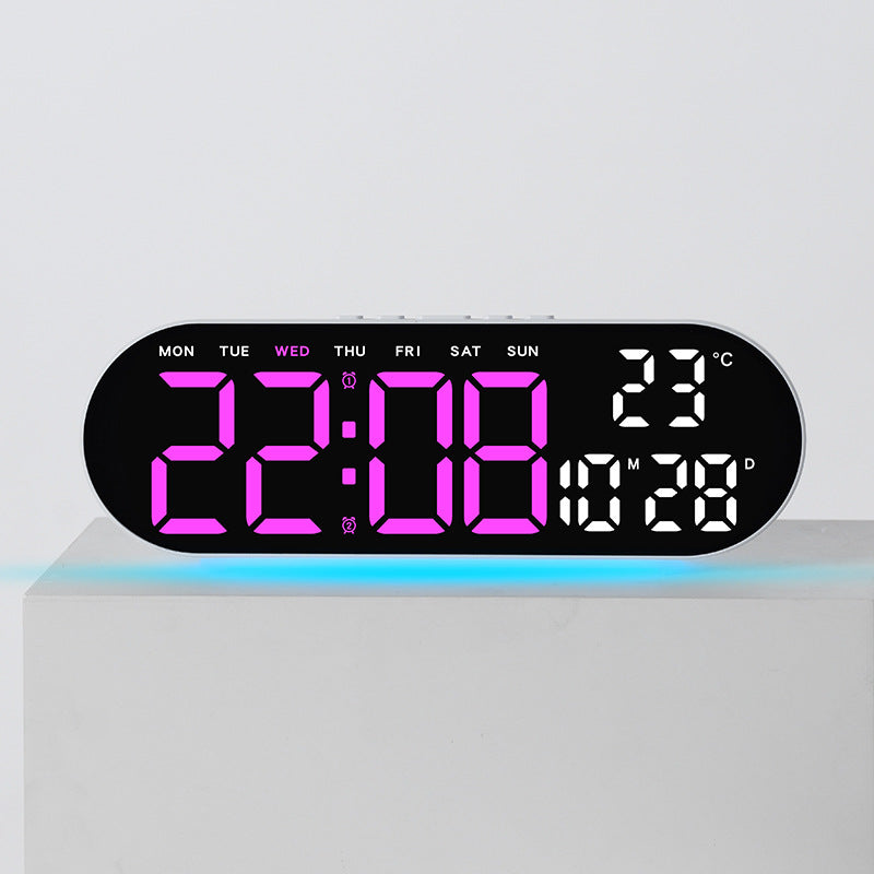 Digital alarm clock with multifunctional LED display and integrated thermometer function Kalsten
