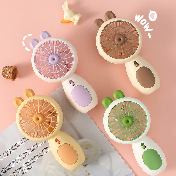 Women Portable Animal Pattern Hand Fan Kalsten