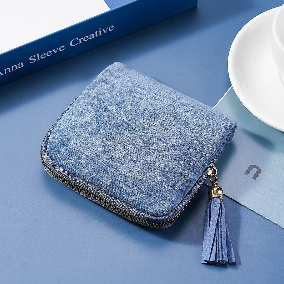 Compact Zippered Coin Pouch