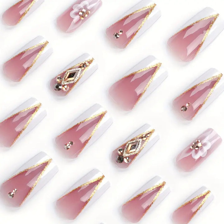 Ornate Floral Nail Art Set Kalsten