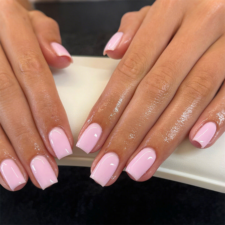 Glossy Square-Cut Press-On Nail Set Kalsten