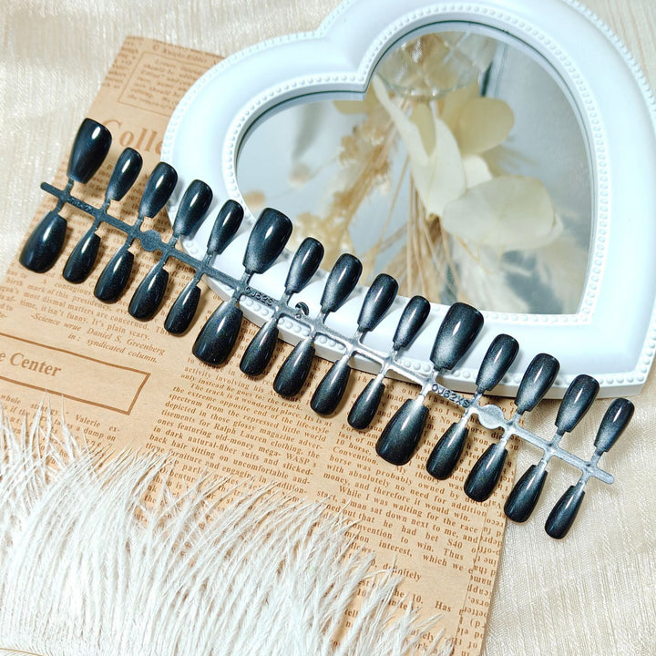 Elegant Art Nails with Shimmering Finish Kalsten