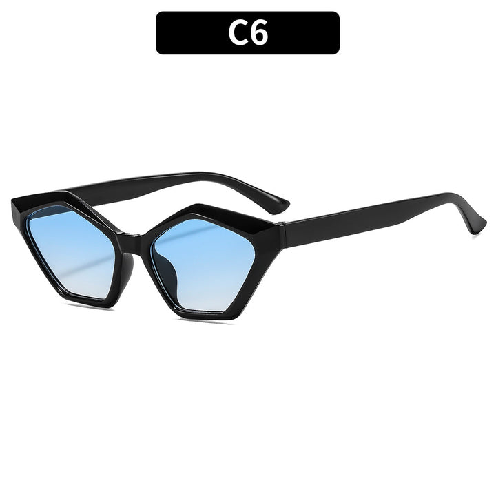 Avant-Garde Hexagonal Sunglasses