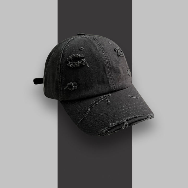 Distressed Fabric Baseball Cap