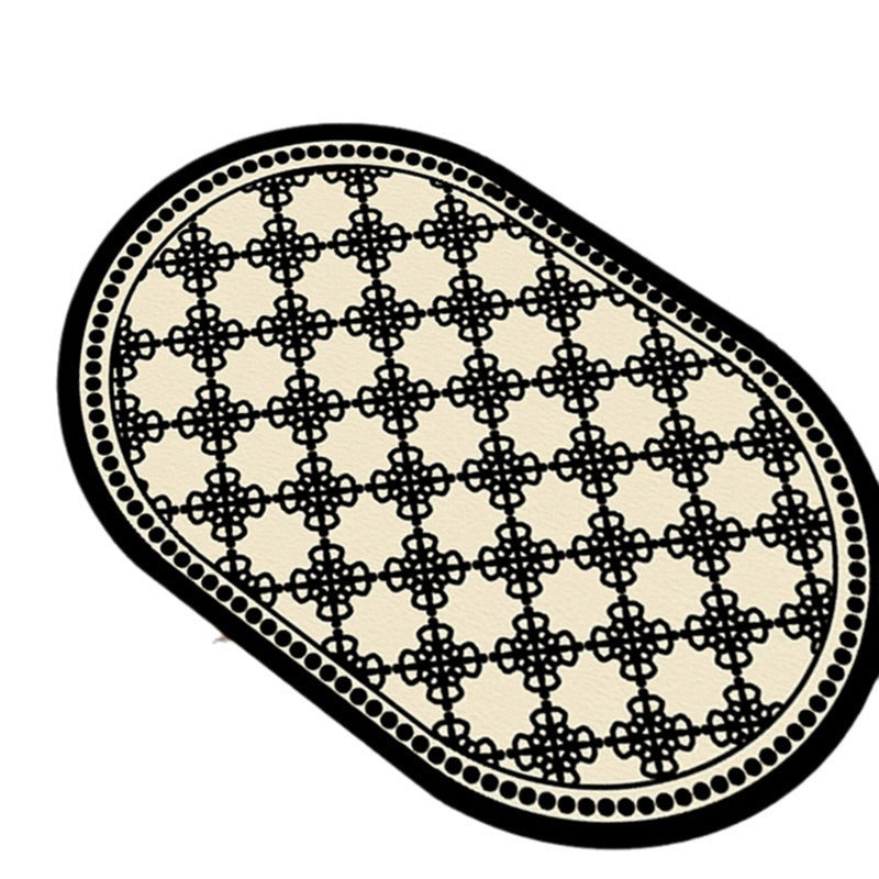 Artistic Patterned Bath Mat
