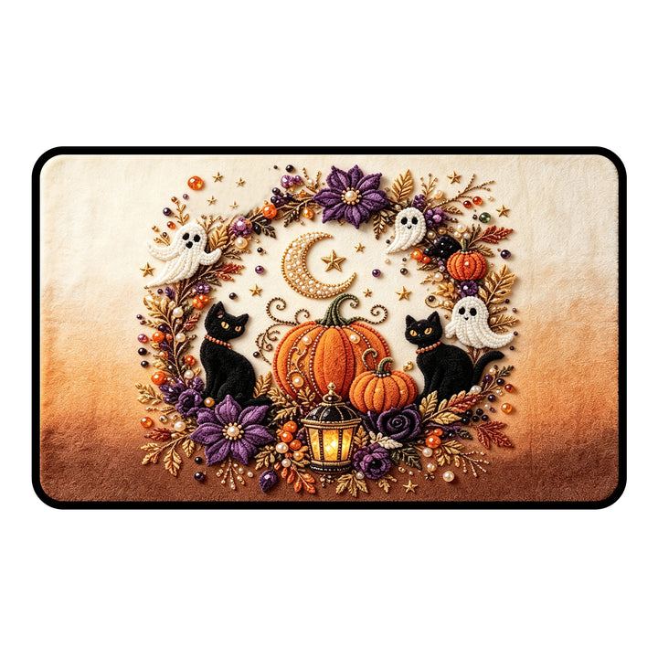 Halloween Theme Bath Mat