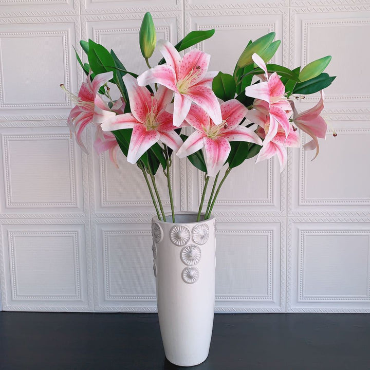 Realistic Floral Lily Stem