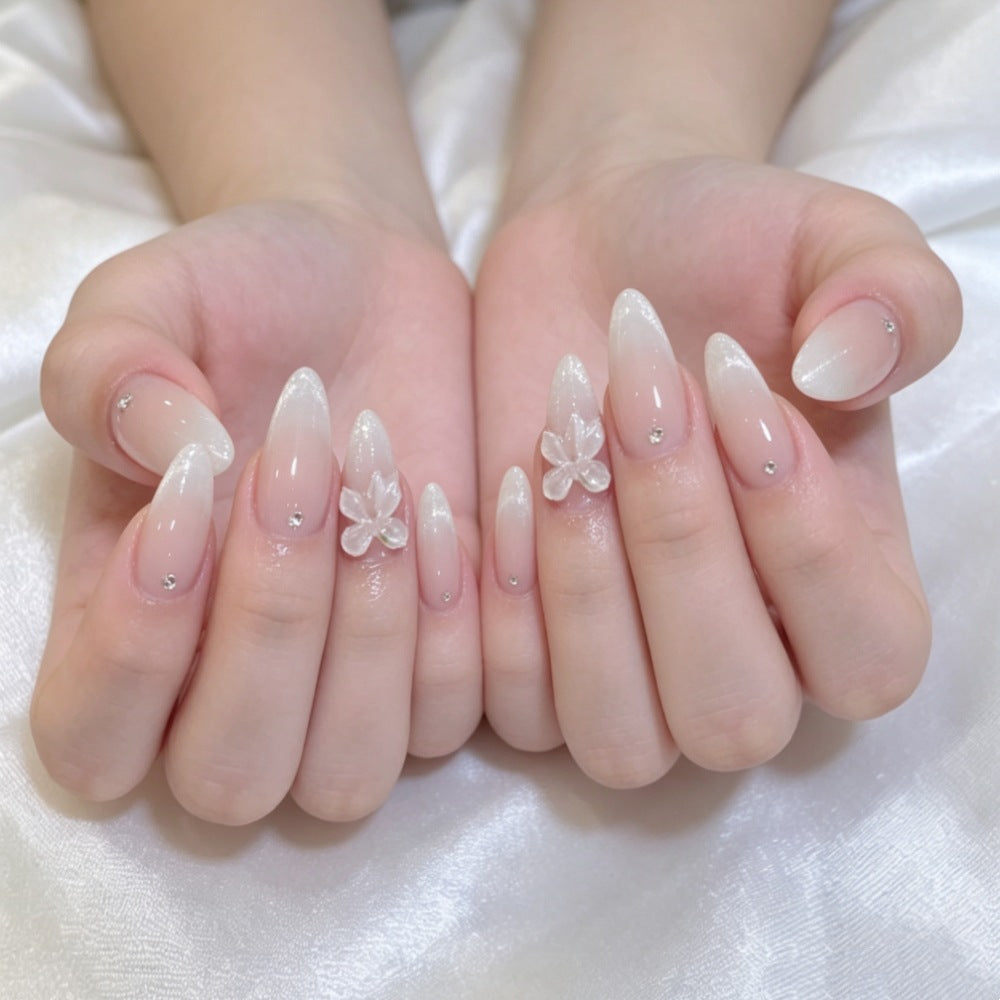 Artificial nails with elegant tip decoration Kalsten